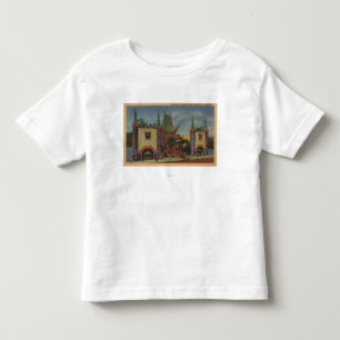 Camiseta De Bebé Hollywood, opinión china del teatro de CAGrauman