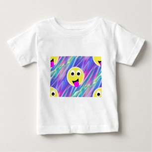 Camiseta De Bebé Holograma de emoji