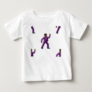 Camiseta De Bebé Hombre bailando de emoji