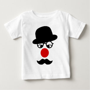 Camiseta De Bebé Hombre con Gorra y nariz de payaso