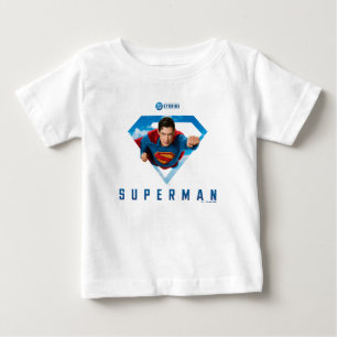 Camiseta De Bebé Hombre de Acero en Vuelo