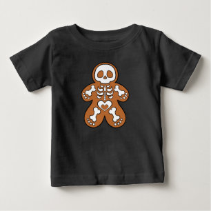 Camiseta De Bebé Hombre de Esqueleto de Pan de Jengibre