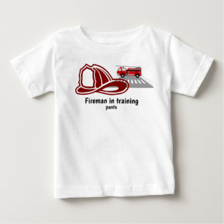 Camiseta De Bebé "Hombre de fuego en pantalones de entrenamiento"