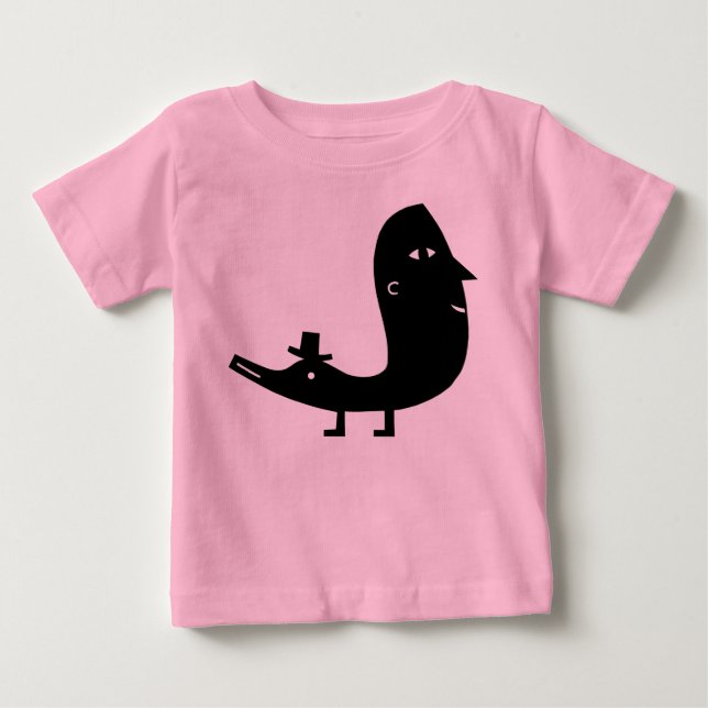 Camiseta De Bebé Hombre de pájaro (Anverso)
