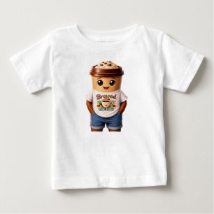 Camiseta De Bebé Hombre del Café – Diseño Divertido para Verdaderos