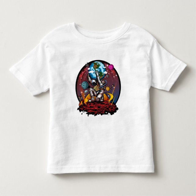 Camiseta De Bebé Hombre del espacio de Atlas (Anverso)