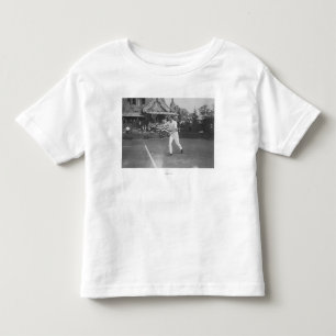 Camiseta De Bebé Hombre jugando tenis en el torneo de Washington DC