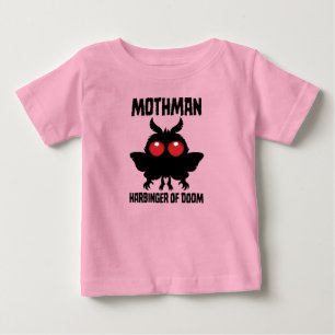 Camiseta De Bebé Hombre Polilla - Lindo y Espeluznante Presagio de