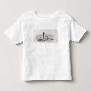 Camiseta De Bebé Hombre y niño por un monumento