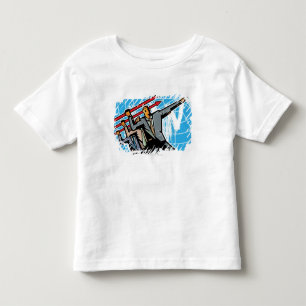 Camiseta De Bebé Hombres de negocios que lanzan la muestra de la