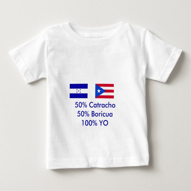 Camiseta De Bebé Honduras Puerto Rico - modificado para requisitos (Anverso)