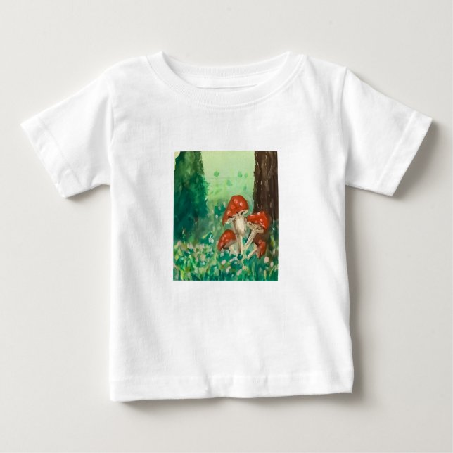 Camiseta De Bebé Hongos (Anverso)