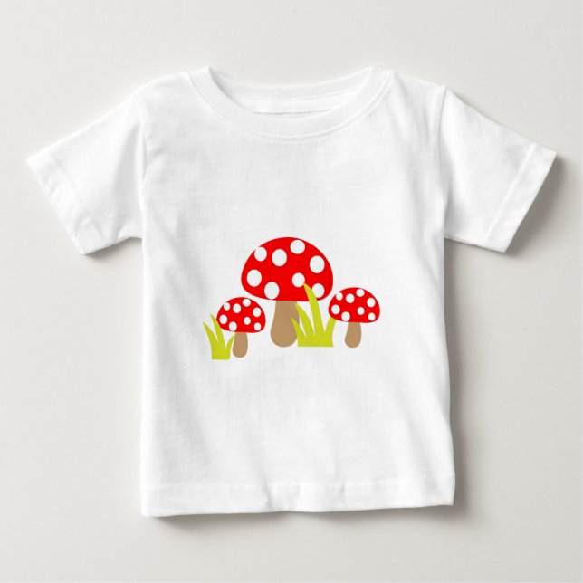 Camiseta De Bebé Hongos (Anverso)