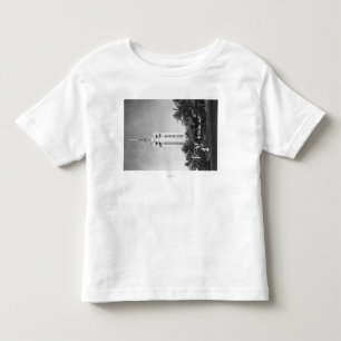 Camiseta De Bebé Honolulu, Hawaii - la fotografía de la torre de la