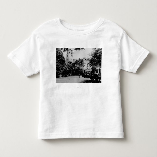 Camiseta De Bebé Honolulu, Hawaii - vista ayuntamiento (Anverso)