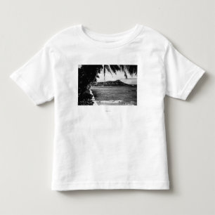 Camiseta De Bebé Honolulu, Hawaii - vista de la cabeza del diamante