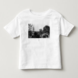 Camiseta De Bebé Honolulu, Hawaii - vista de los jardines de