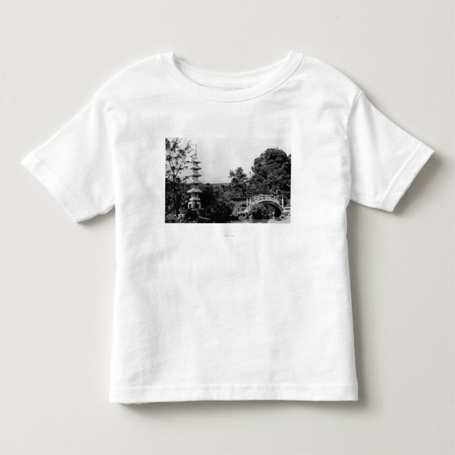 Camiseta De Bebé Honolulu, Hawaii - vista de los jardines de (Anverso)