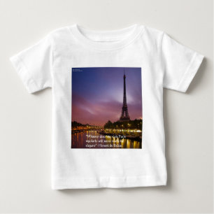 Camiseta De Bebé Honoré de Balzac Sobre París Francia