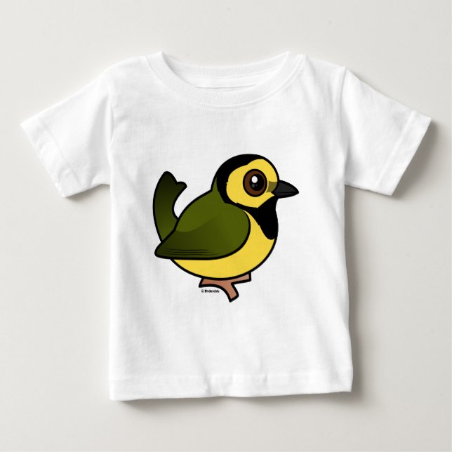Camiseta De Bebé Hooded Warbler (Anverso)