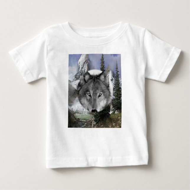 Camiseta De Bebé Hoodie Wolves Toddlers (Anverso)