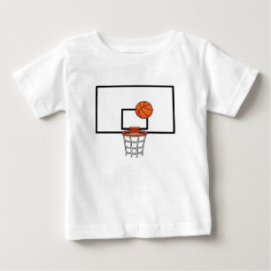 Camiseta De Bebé Hoop de baloncesto