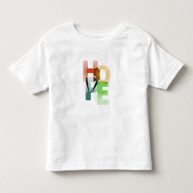 Camiseta De Bebé HOPE Geometric Typography - Tshirt (Anverso)