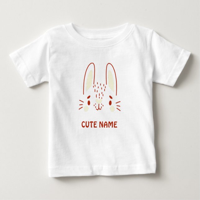 Camiseta De Bebé Hoppy Day Bunny (Anverso)