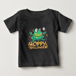 Camiseta De Bebé Hoppy Halloween, Adorable Personalizado Rana