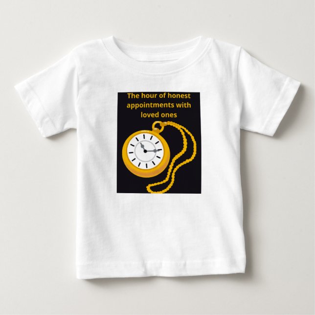 Camiseta De Bebé Hora de los verdaderos amantes (Anverso)