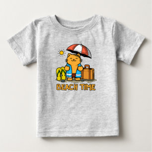 Camiseta De Bebé Hora de playa 1