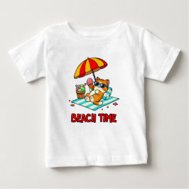 Camiseta De Bebé Hora de playa 3