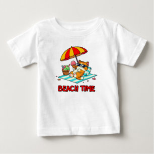 Camiseta De Bebé Hora de playa 3