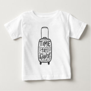 Camiseta De Bebé Hora de viajar