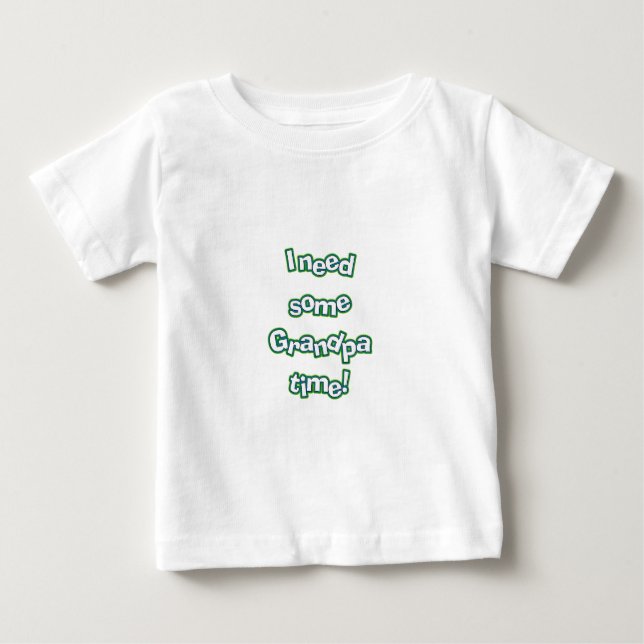 Camiseta De Bebé Hora del abuelo (Anverso)