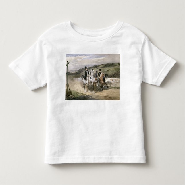 Camiseta De Bebé Horacio Vernet y sus niños (Anverso)
