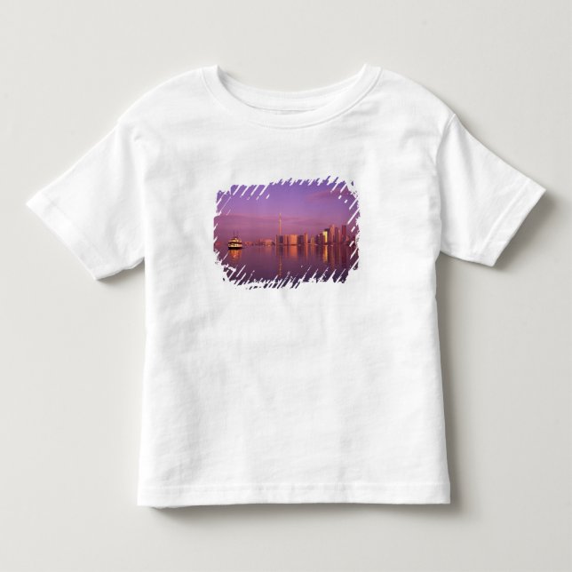 Camiseta De Bebé Horizonte de Toronto, Ontario, Canadá (Anverso)