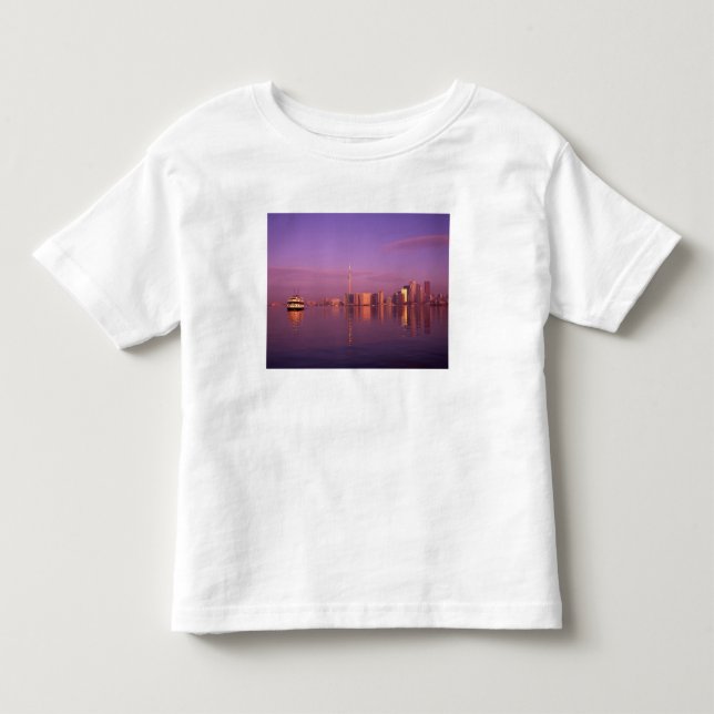 Camiseta De Bebé Horizonte de Toronto, Ontario, Canadá (Anverso)