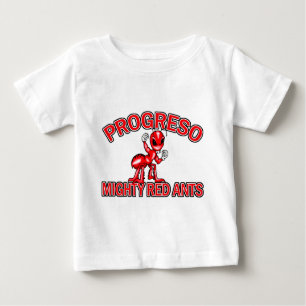 Camiseta De Bebé Hormigas rojas poderosas de Progreso