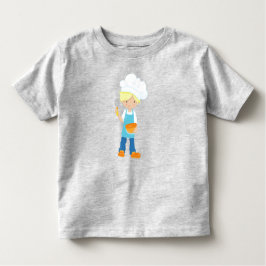 Camiseta De Bebé Horneando, Panadero, Pastelero, Chico Lindo, Cabel