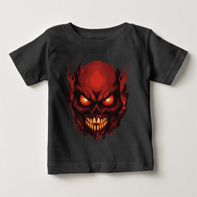 Camiseta De Bebé Horroroso hueco (Anverso)