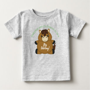 Camiseta De Bebé Horse Baby Shower