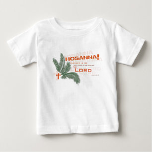 Camiseta De Bebé ¡Hosanna! Camiseta cristiana del bebé