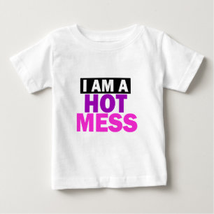 CAMISETA DE BEBÉ HOT MESS