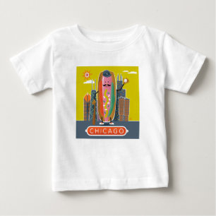 Camiseta De Bebé Hotdog de Chicago