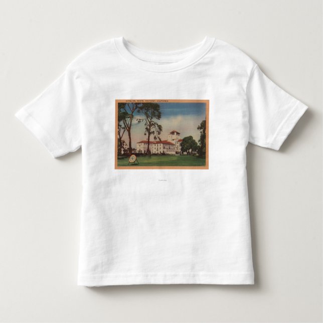 Camiseta De Bebé Hotel Del Monte y césped del tiro al arco - (Anverso)