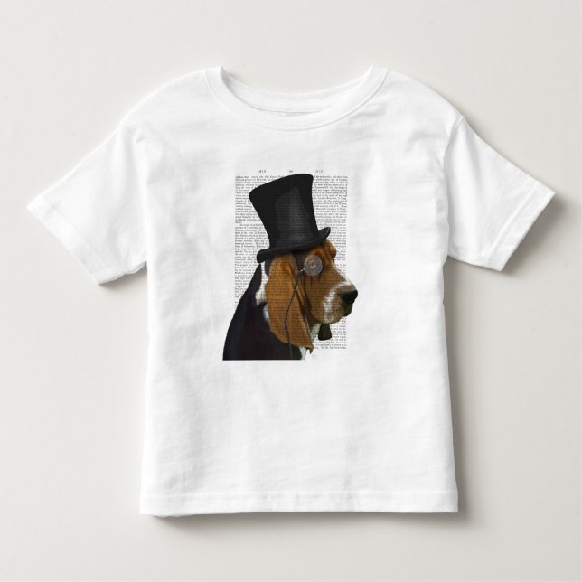 Camiseta De Bebé Hound basset, Hound formal y Gorra (Anverso)
