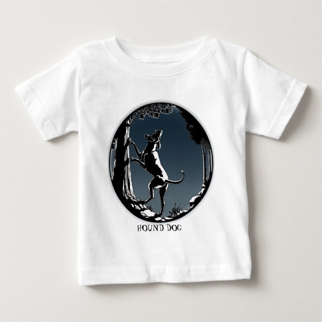 Camiseta De Bebé Hound Dog Shirt Toddler Personalizado Dog Lover Sh (Anverso)