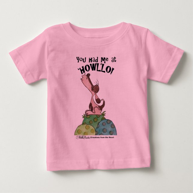 Camiseta De Bebé Howler Dog (Anverso)