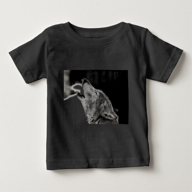 Camiseta De Bebé Howling Wolf (Anverso)
